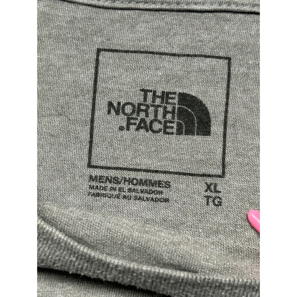 The North Face T-Shirt Cotton Poly Heather Gray XL Mens